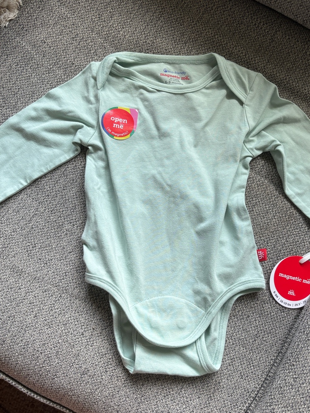 NWT Magnetic Me long sleeve bodysuit